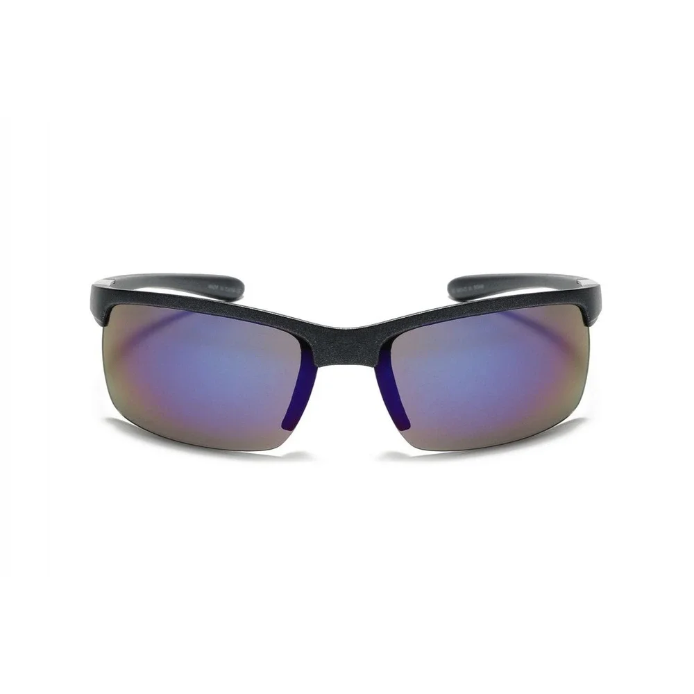 Mens Sunglasses Blue Mirror Lens Driving Fishing Sport UV Protection Comfortable